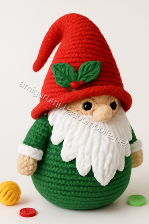 Amigurumi Christmas Gnome Free Pattern
