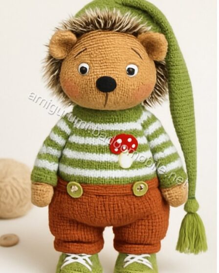Amigurumi Woodland Hedgehog Free Pattern - hedgehog-q1p1.jpg
