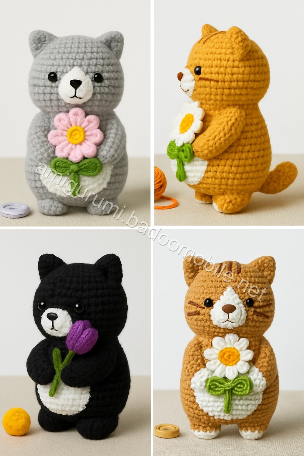 Amigurumi Kitten Free Pattern