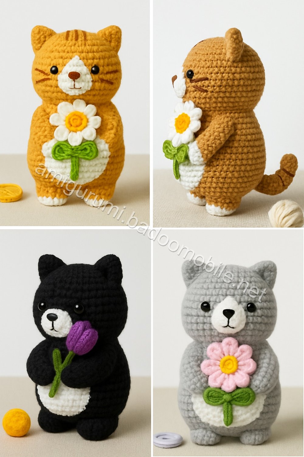 Amigurumi Kitten Free Pattern