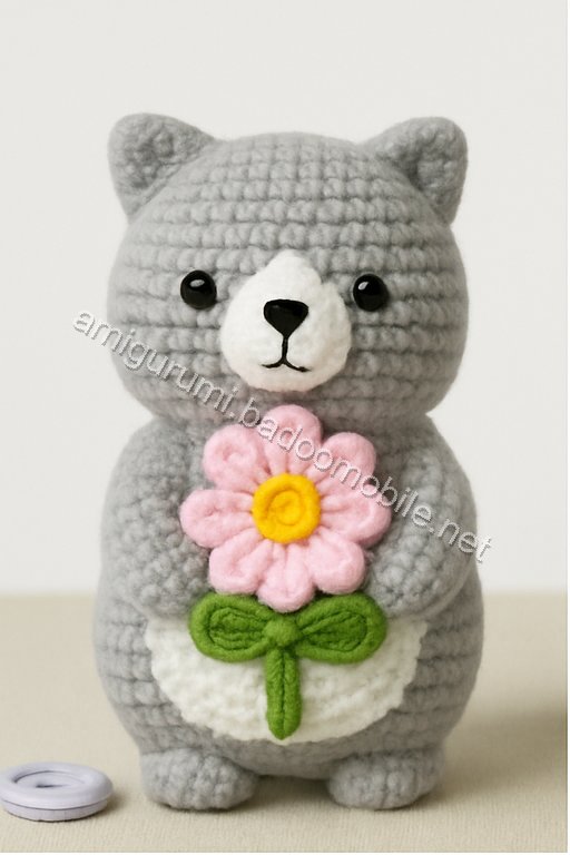 Amigurumi Kitten Free Pattern