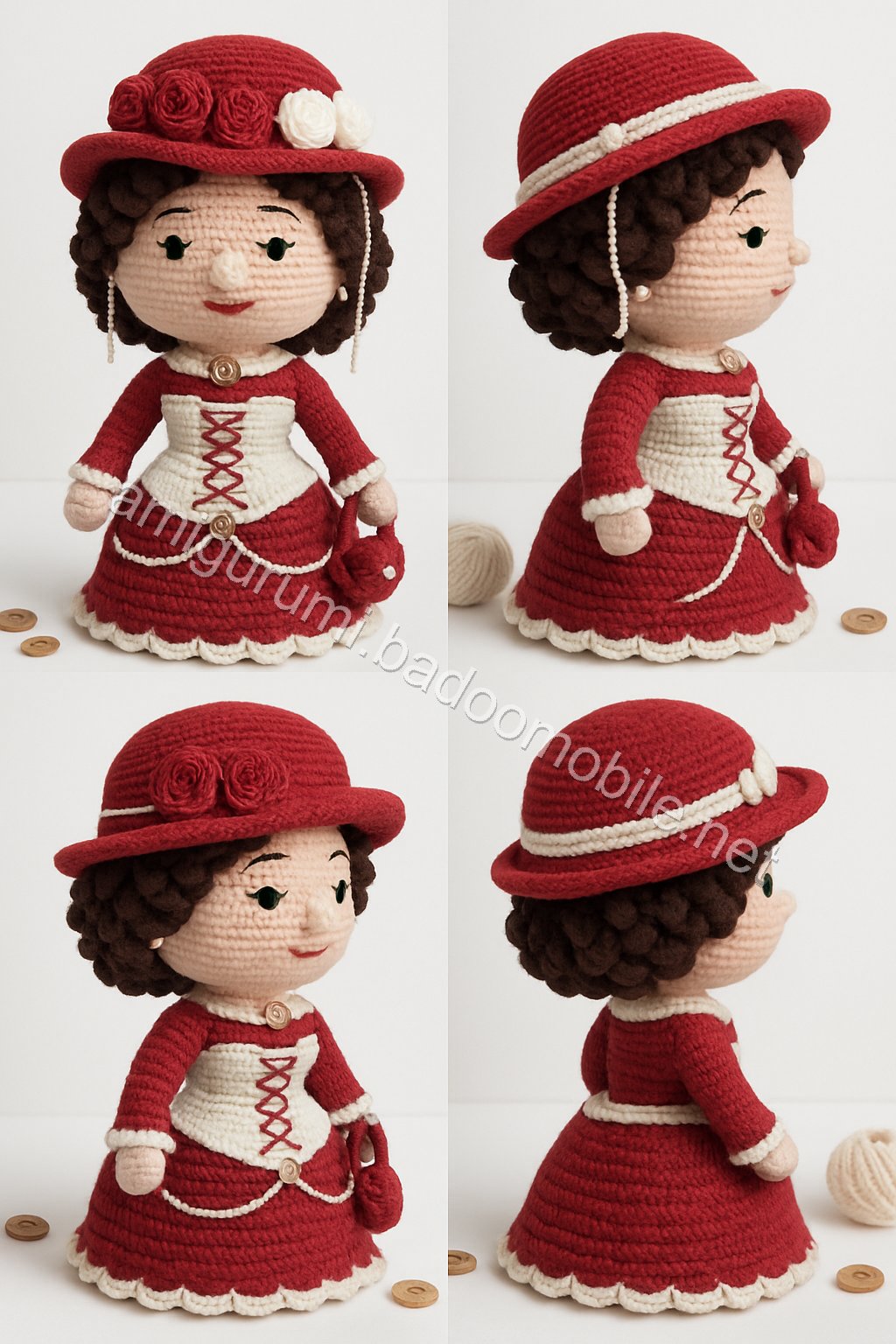 Amigurumi Elegant Victorian Lady Free Pattern