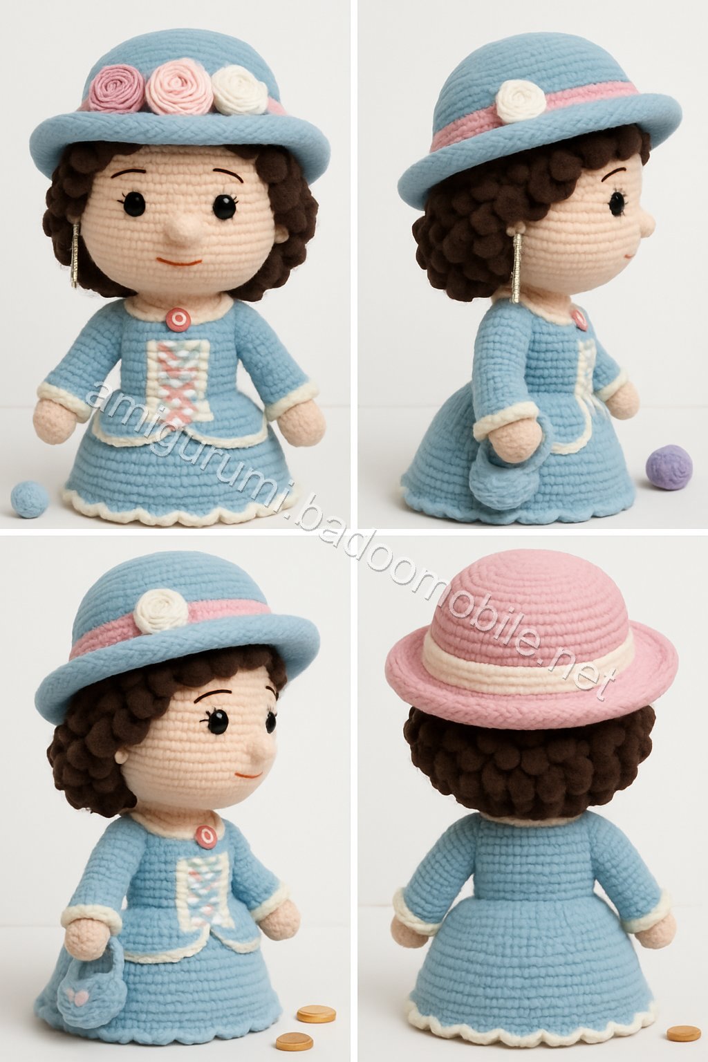 Amigurumi Elegant Victorian Lady Free Pattern