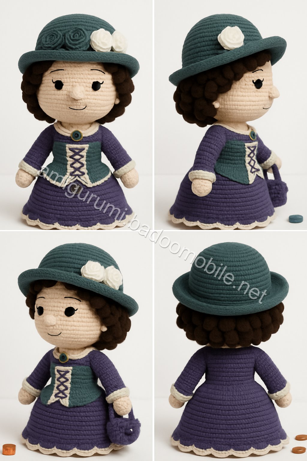 Amigurumi Elegant Victorian Lady Free Pattern