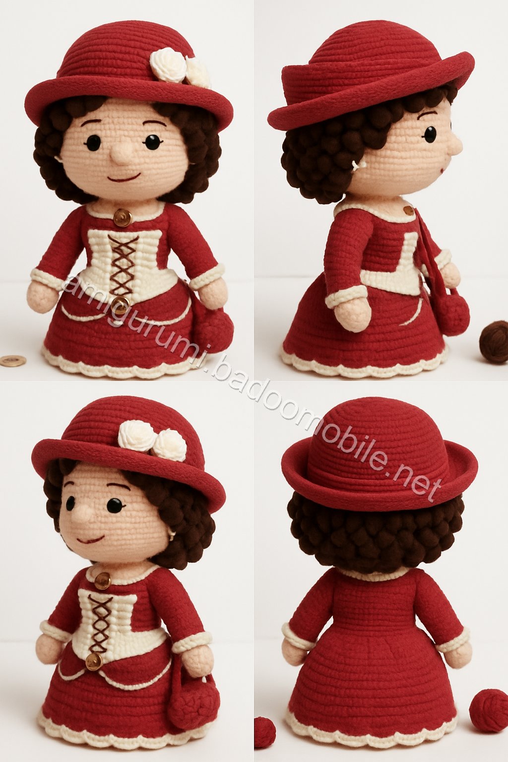 Amigurumi Elegant Victorian Lady Free Pattern