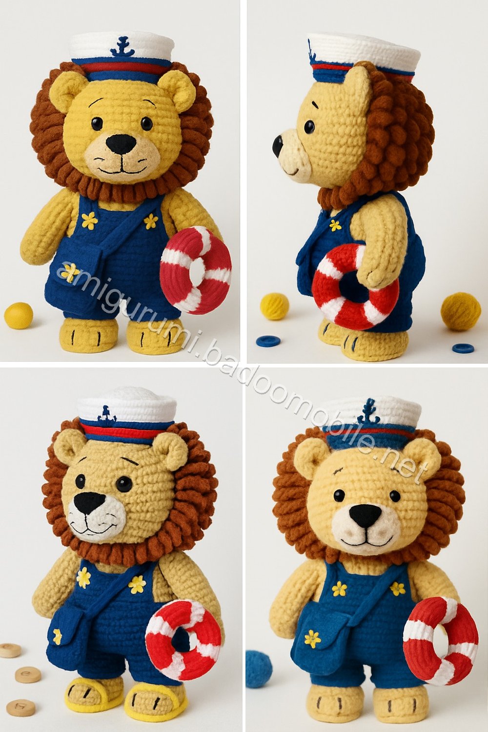 Amigurumi Captain Leo Free Pattern