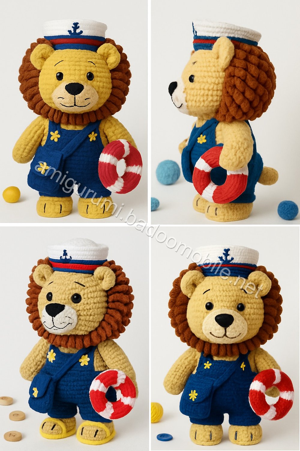 Amigurumi Captain Leo Free Pattern