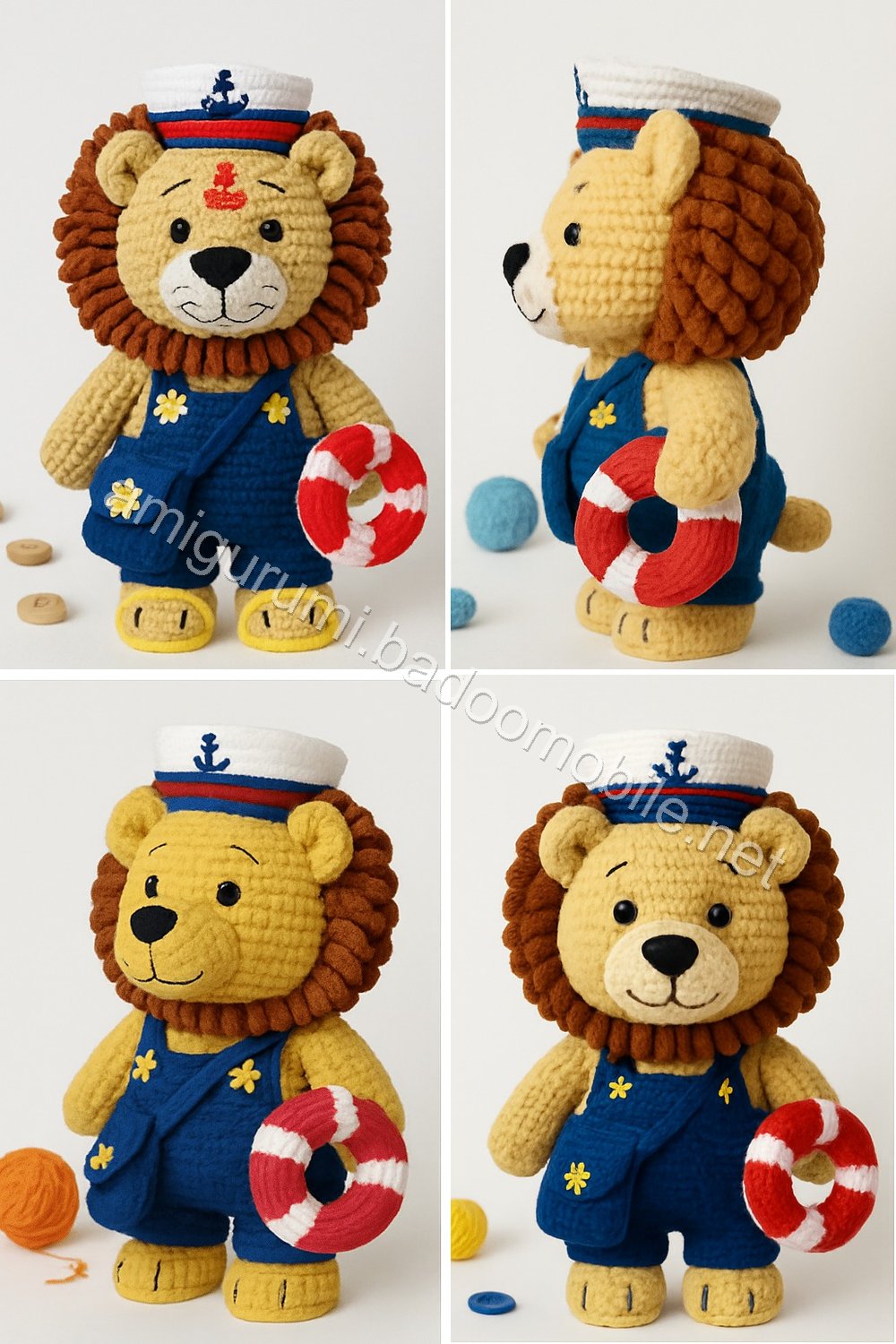Amigurumi Captain Leo Free Pattern