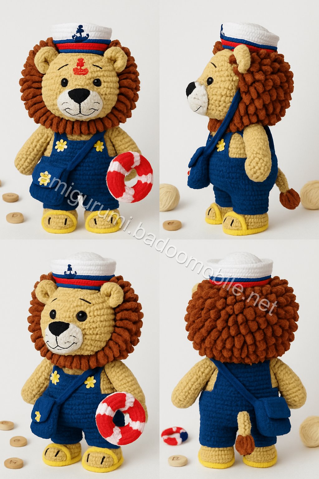 Amigurumi Captain Leo Free Pattern