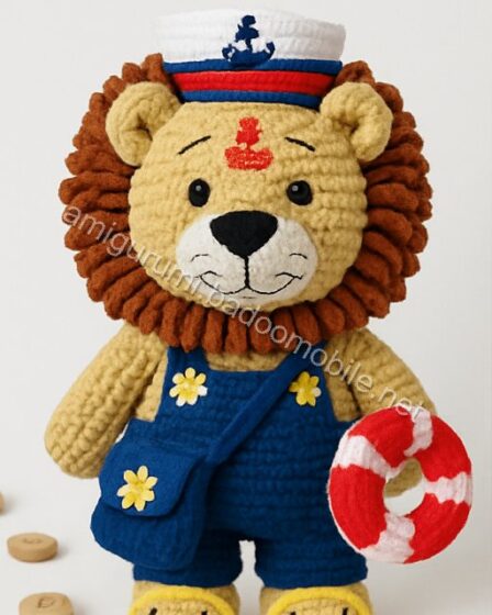 Amigurumi Captain Leo Free Pattern - lion-q1p1.jpg