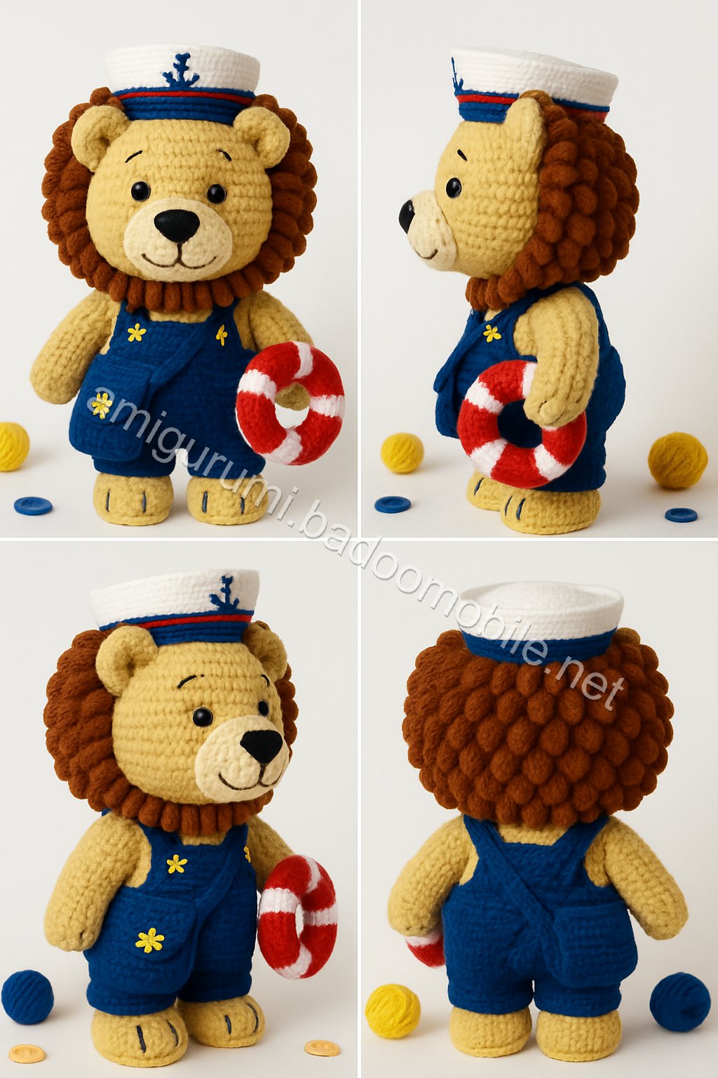 Amigurumi Captain Leo Free Pattern