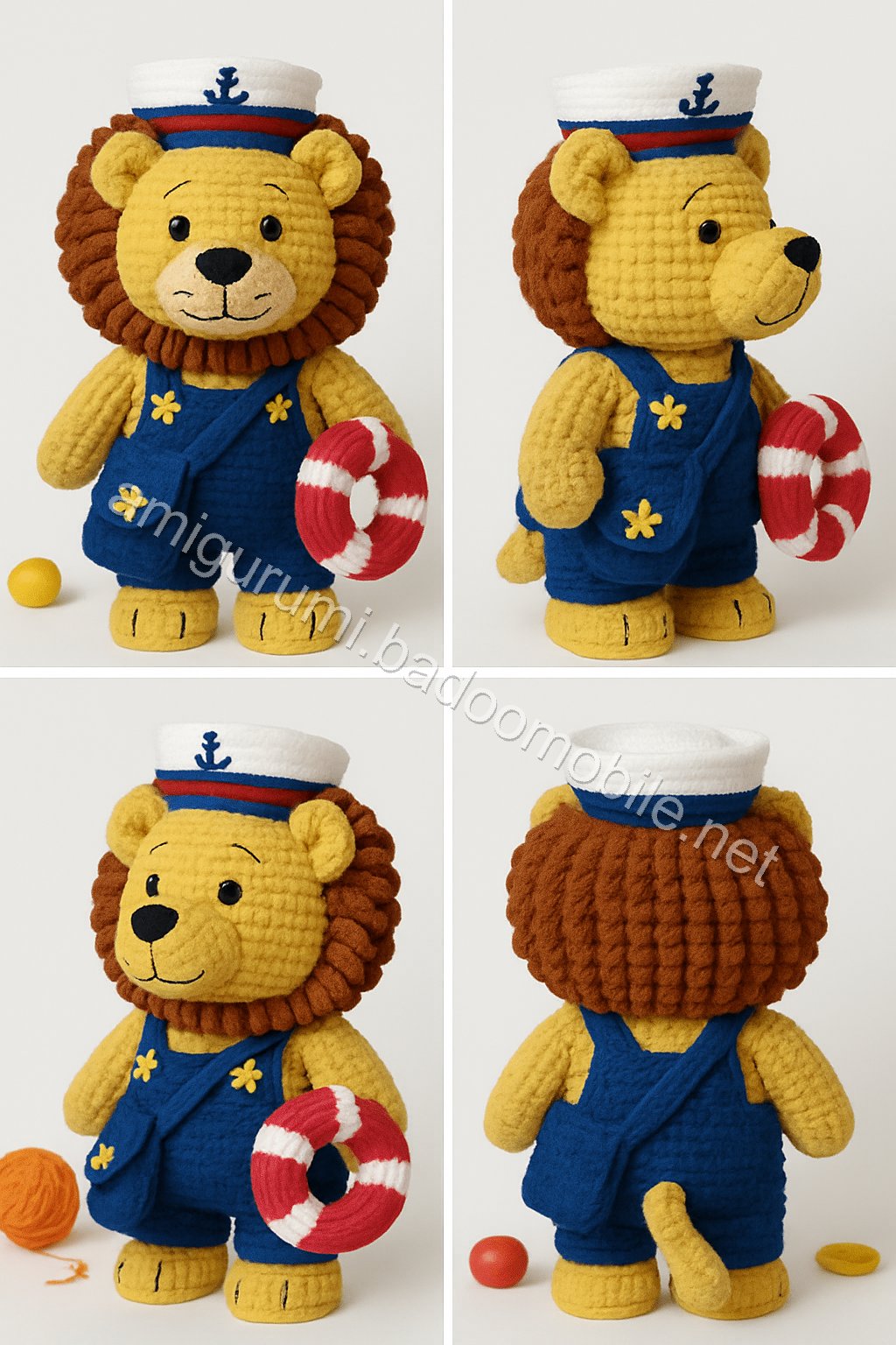 Amigurumi Captain Leo Free Pattern