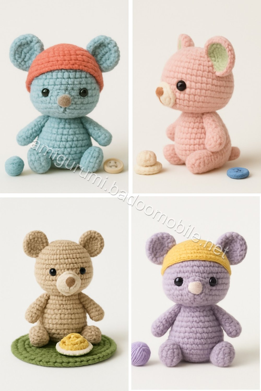 Amigurumi Forest Mouse Free Pattern