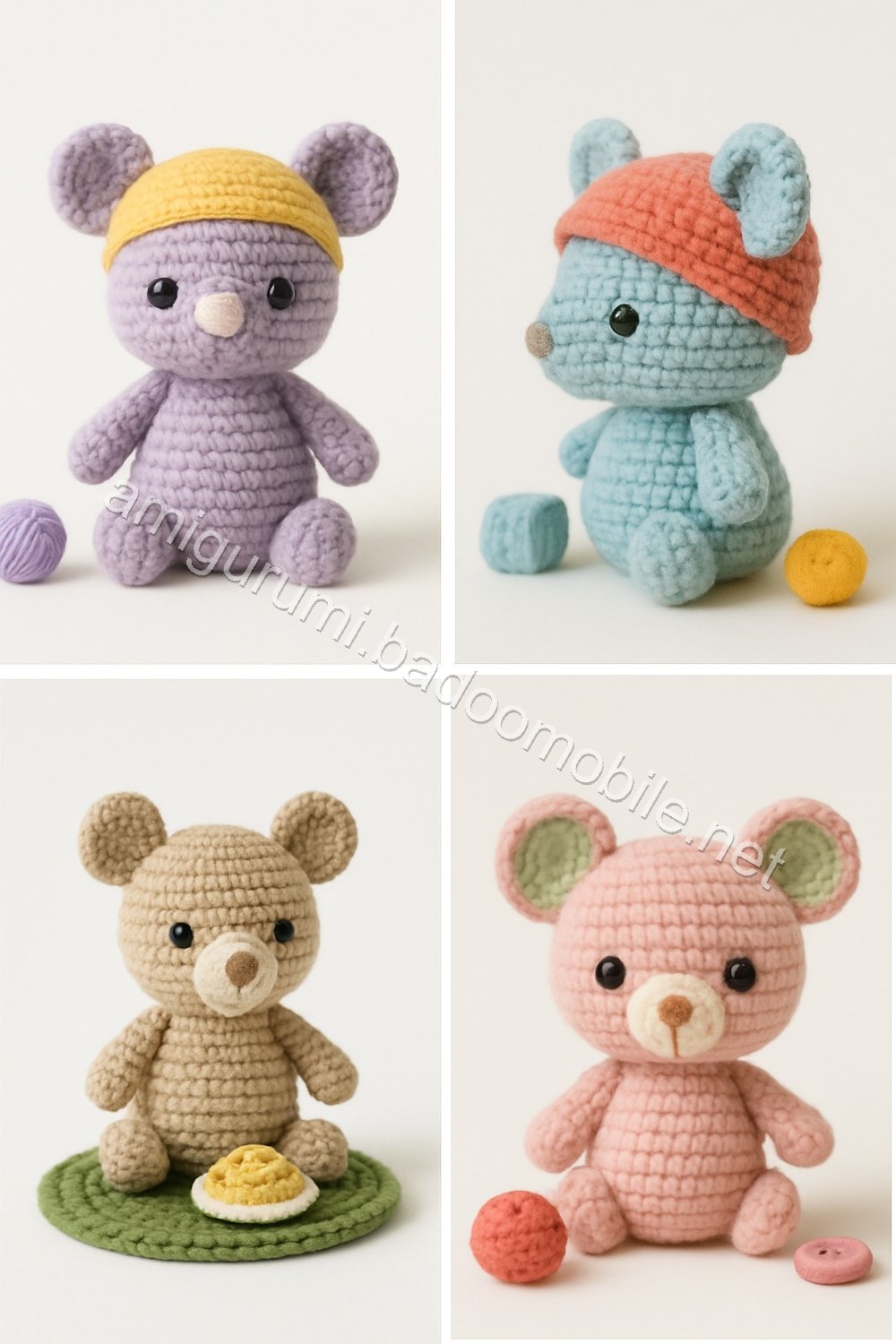 Amigurumi Forest Mouse Free Pattern