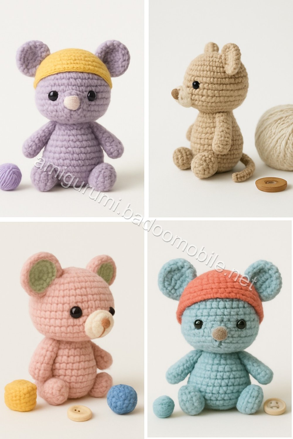 Amigurumi Forest Mouse Free Pattern