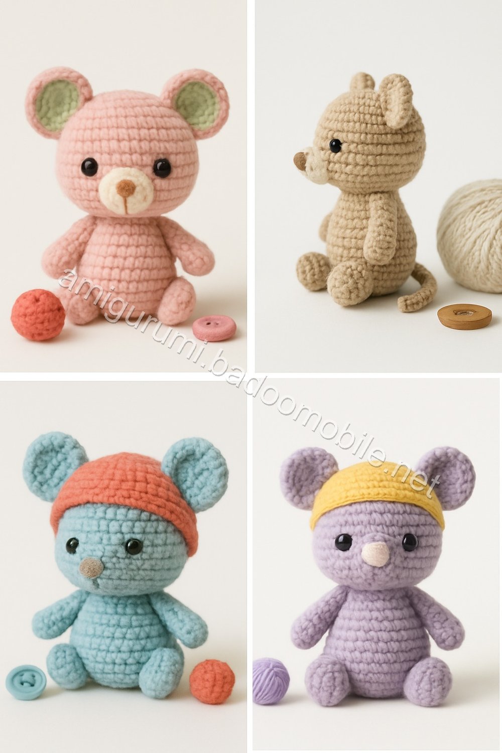 Amigurumi Forest Mouse Free Pattern