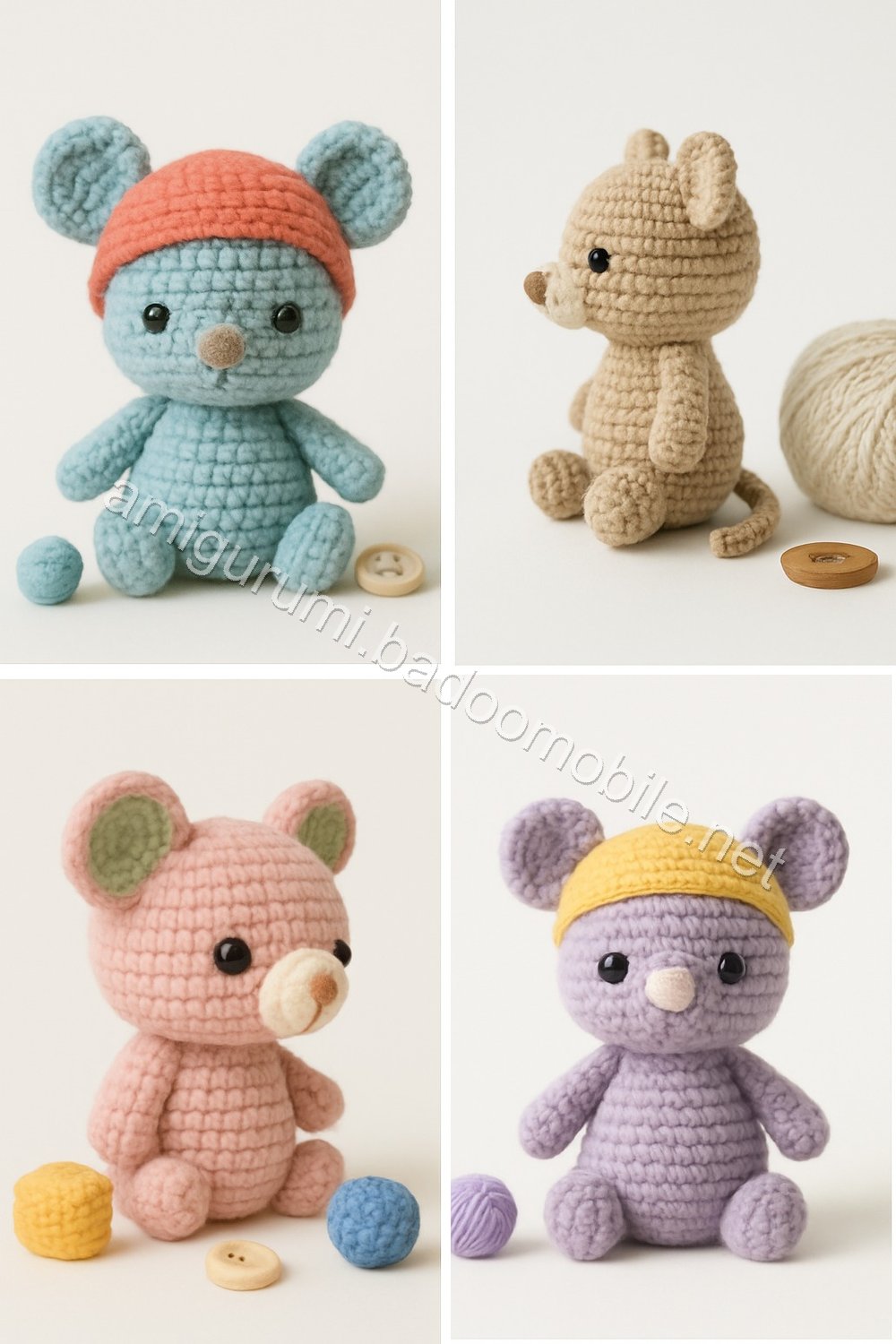 Amigurumi Forest Mouse Free Pattern