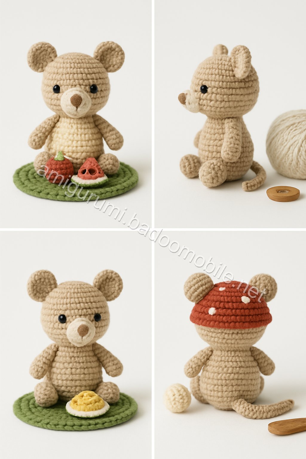 Amigurumi Forest Mouse Free Pattern