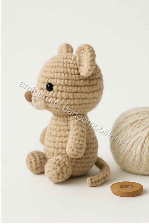 Amigurumi Forest Mouse Free Pattern