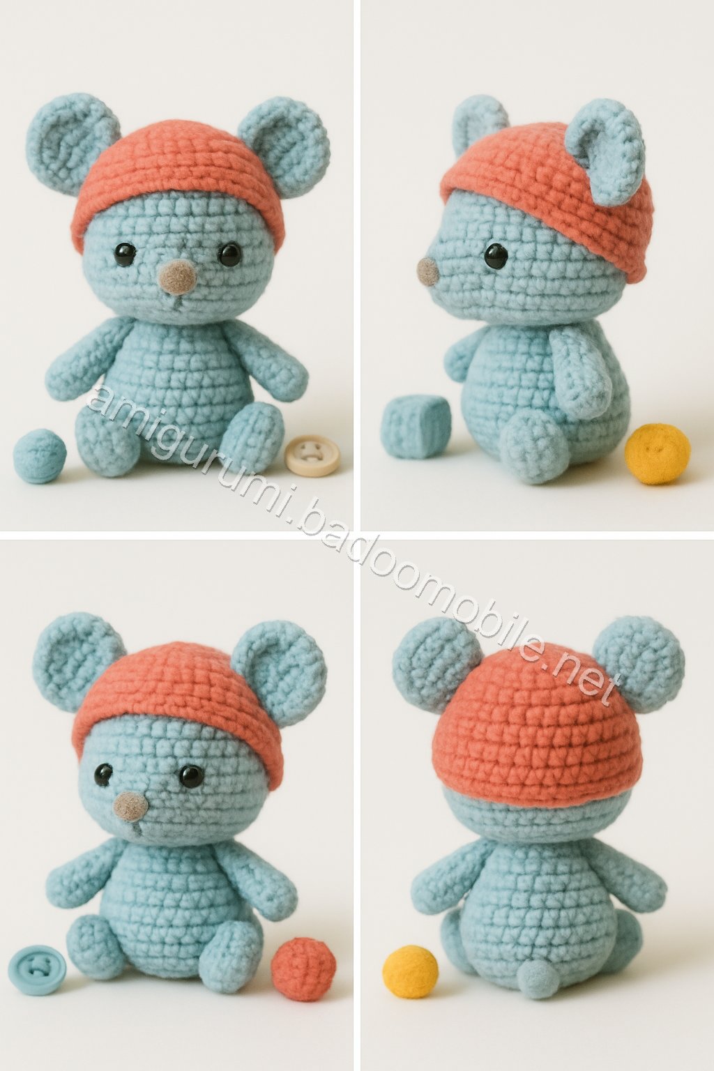 Amigurumi Forest Mouse Free Pattern
