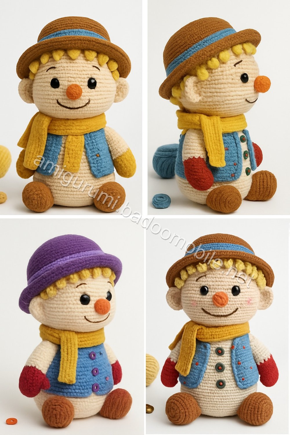 Amigurumi Ethan Snowman Free Pattern