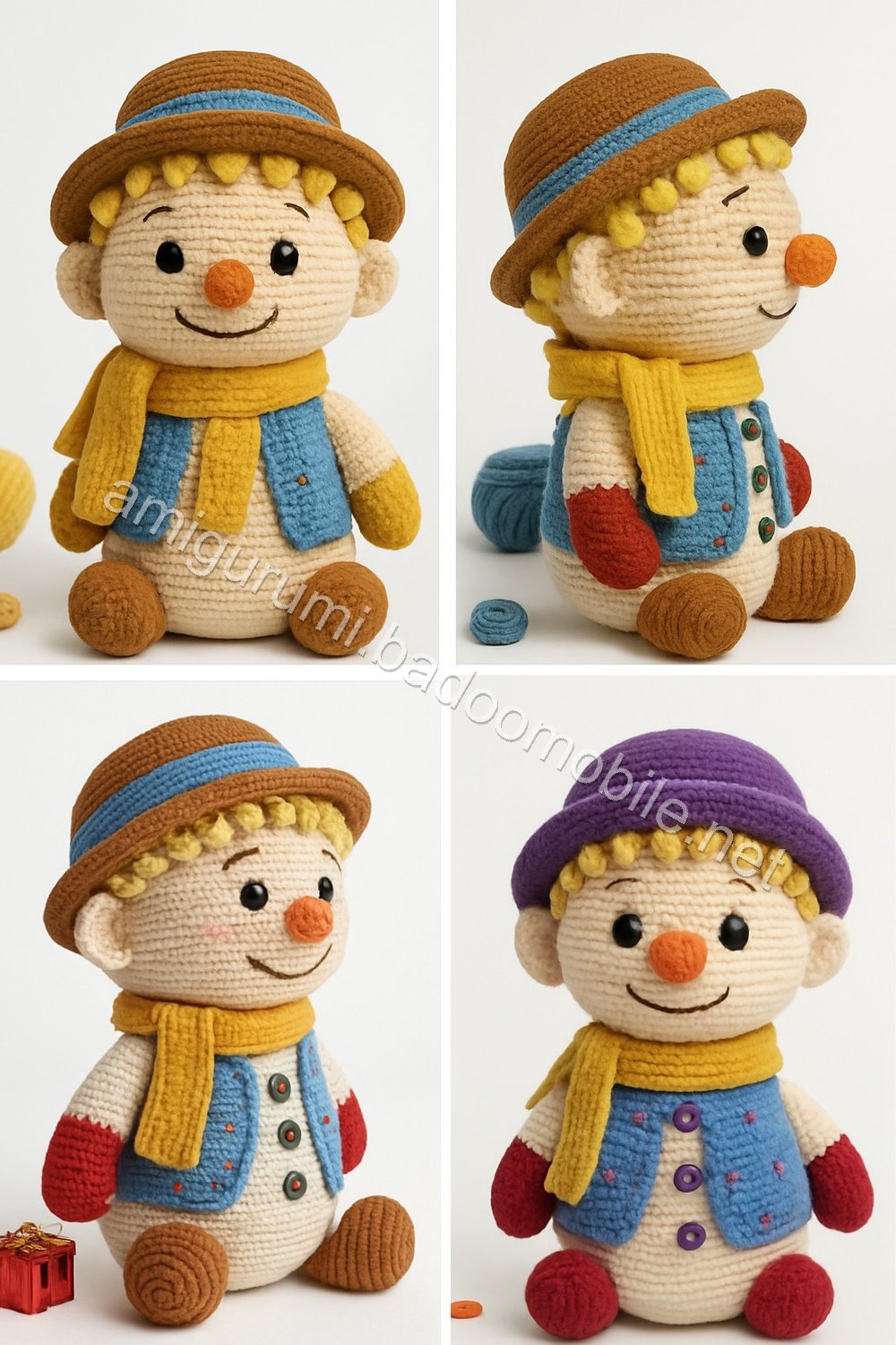 Amigurumi Ethan Snowman Free Pattern