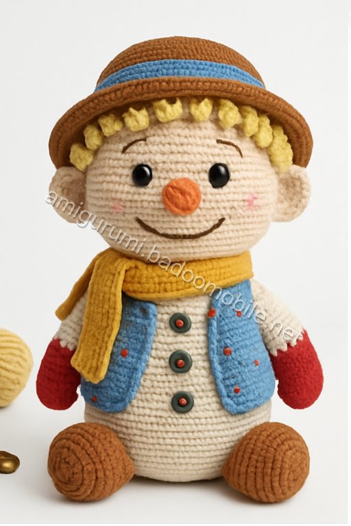 Amigurumi Ethan Snowman Free Pattern