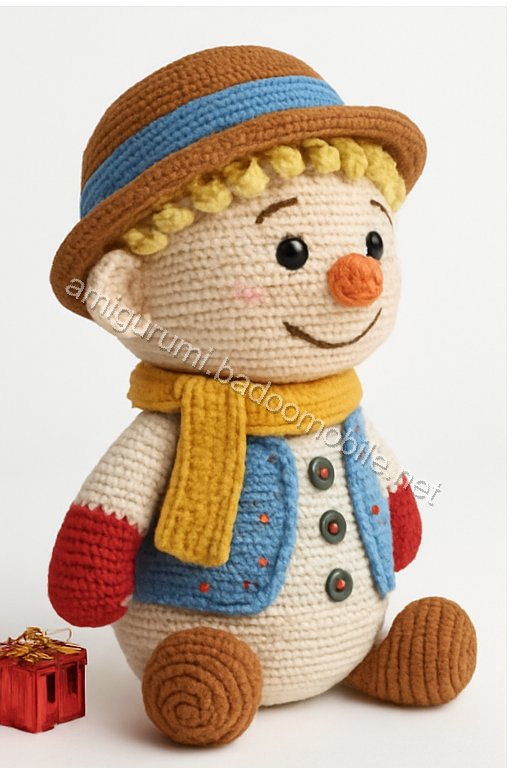Amigurumi Ethan Snowman Free Pattern