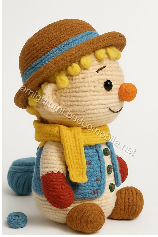 Amigurumi Ethan Snowman Free Pattern
