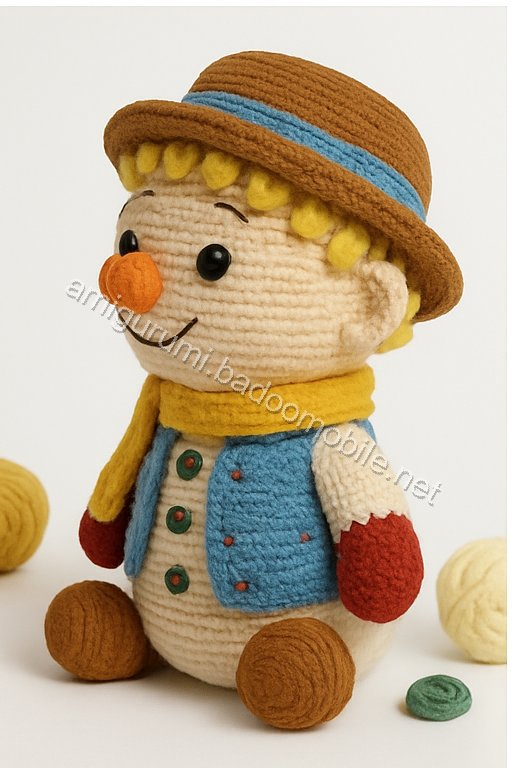 Amigurumi Ethan Snowman Free Pattern