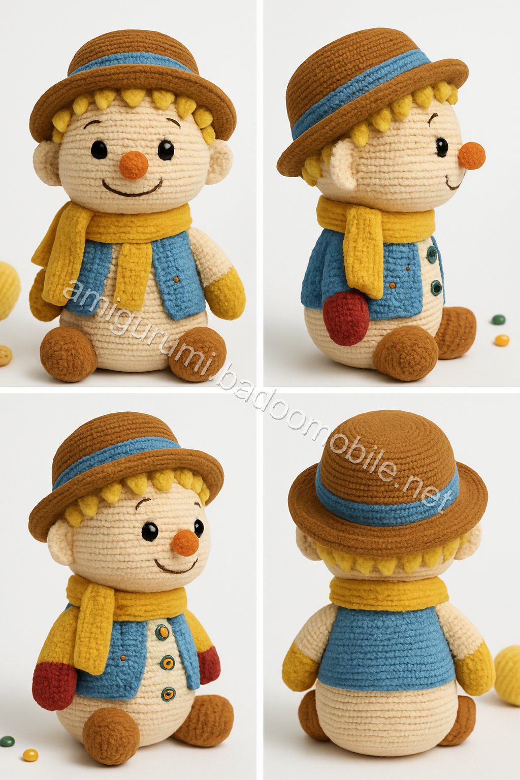 Amigurumi Ethan Snowman Free Pattern