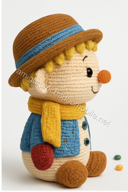 Amigurumi Ethan Snowman Free Pattern