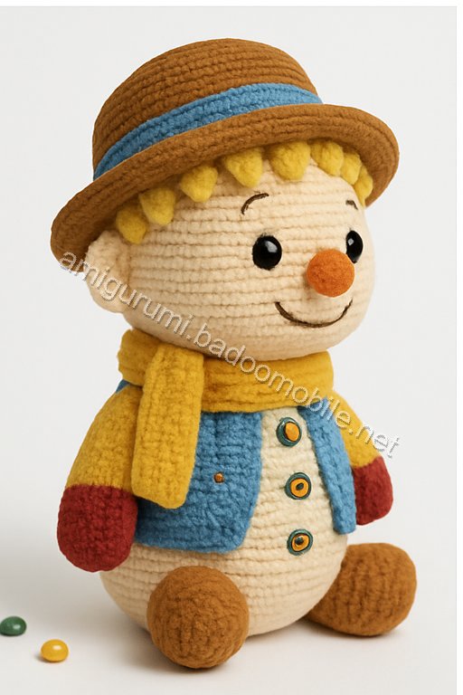 Amigurumi Ethan Snowman Free Pattern