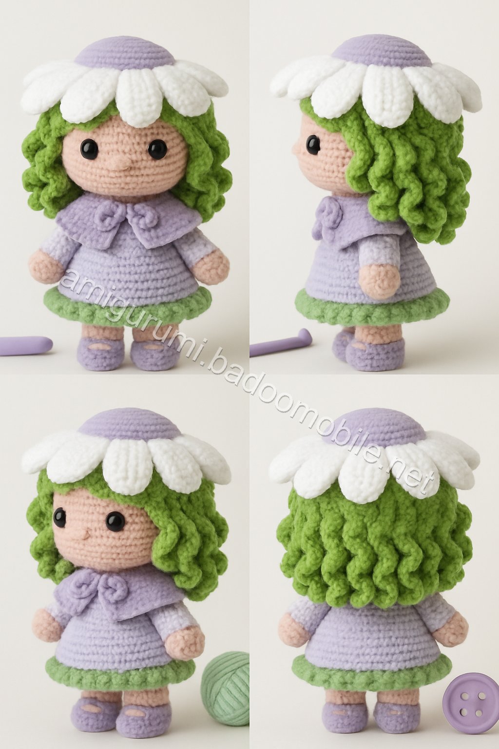 Amigurumi Daisy Sprite Free Pattern
