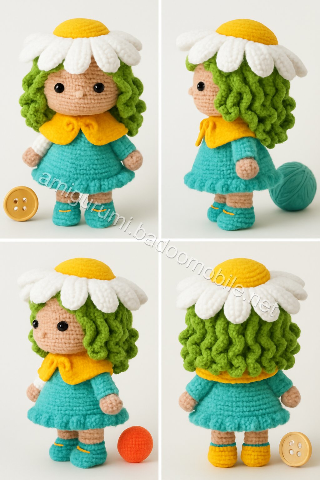 Amigurumi Daisy Sprite Free Pattern