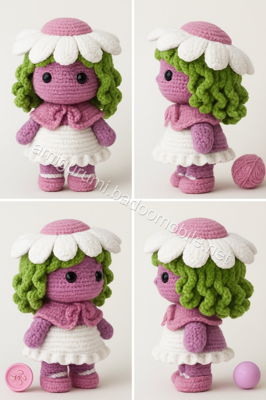Amigurumi Daisy Sprite Free Pattern