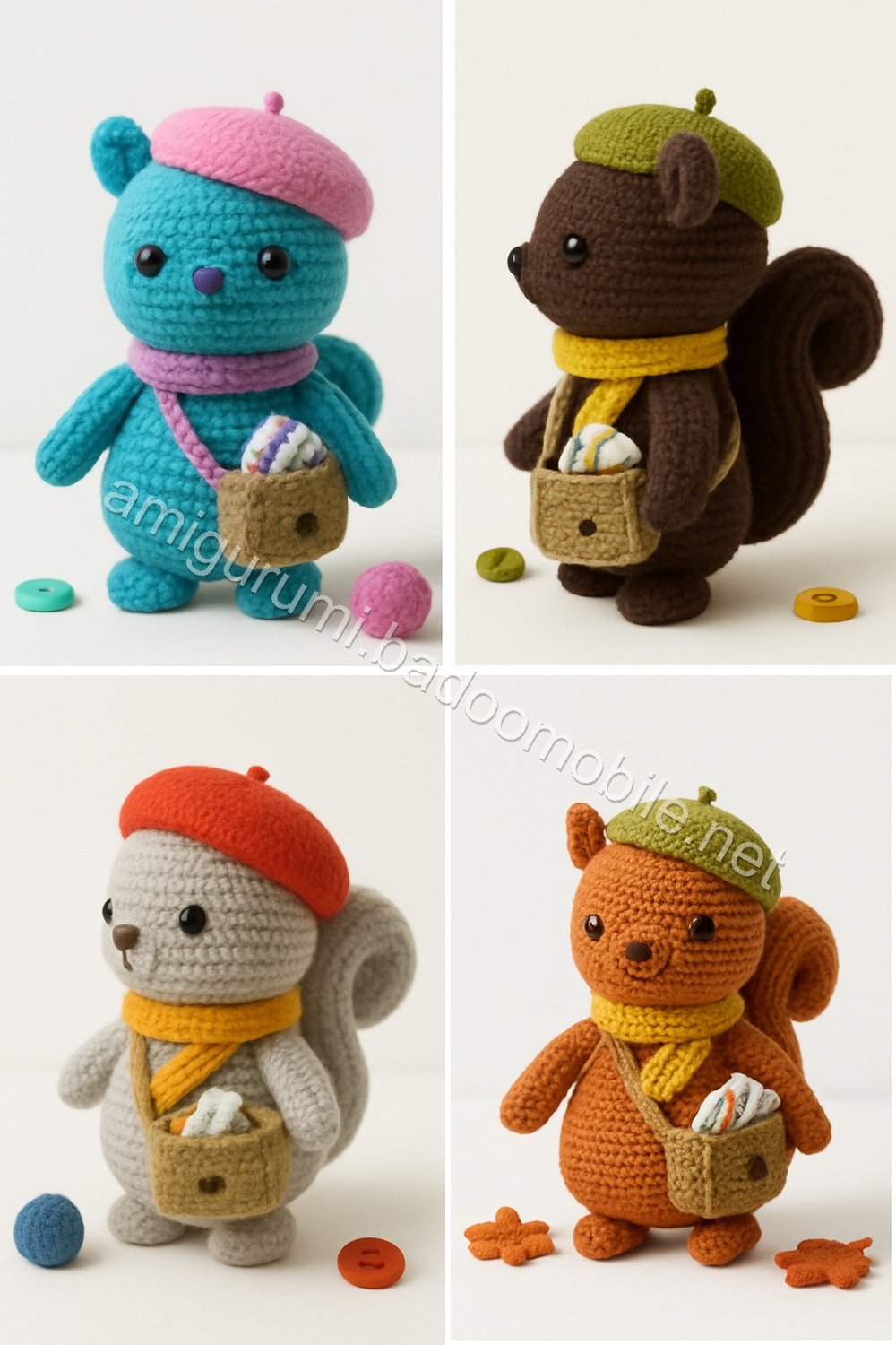 Amigurumi Squirrel Free Pattern