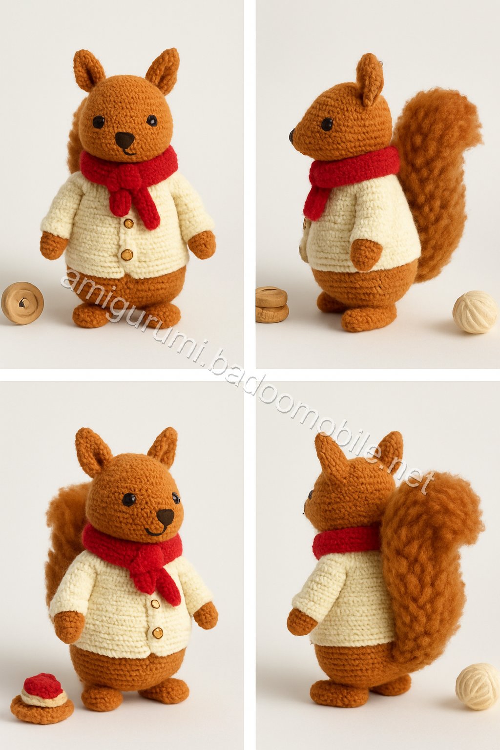 Amigurumi Squirrel Free Pattern
