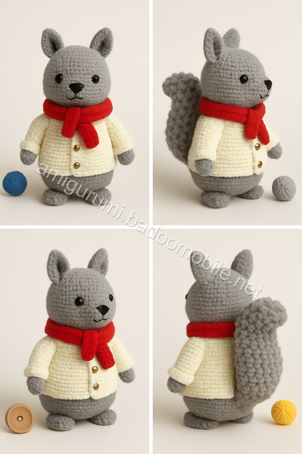 Amigurumi Squirrel Free Pattern