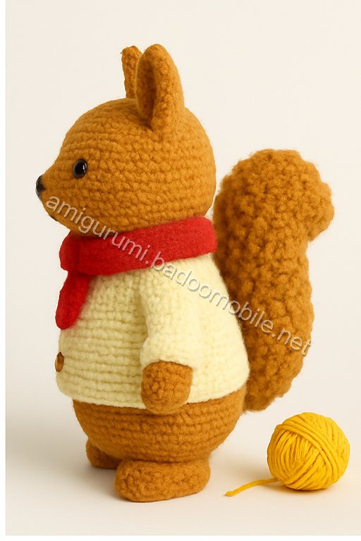 Amigurumi Squirrel Free Pattern