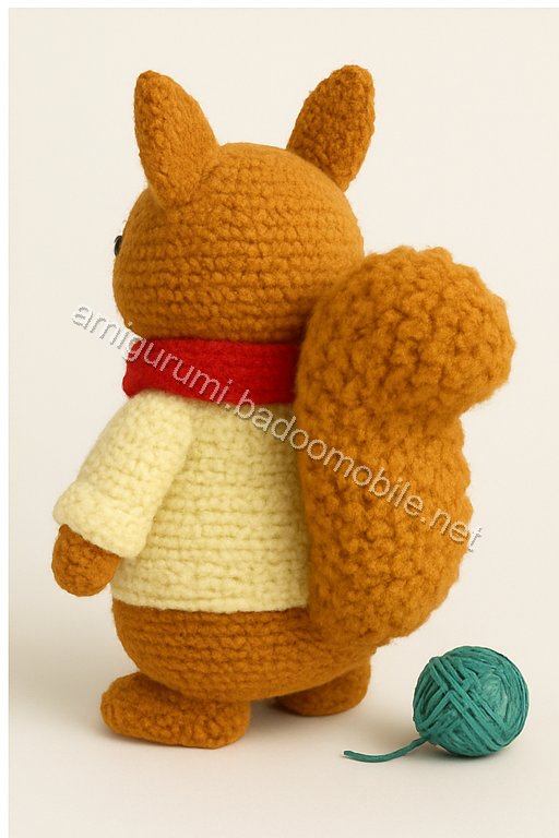Amigurumi Squirrel Free Pattern