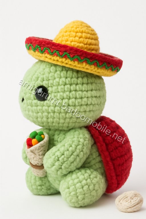 Amigurumi Paco the Burrito Turtle Free Pattern