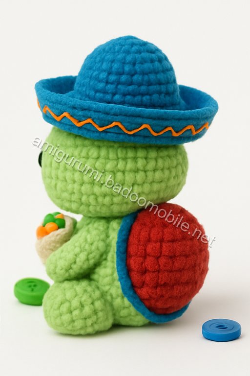 Amigurumi Paco the Burrito Turtle Free Pattern