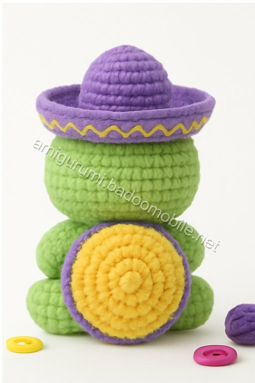 Amigurumi Paco the Burrito Turtle Free Pattern