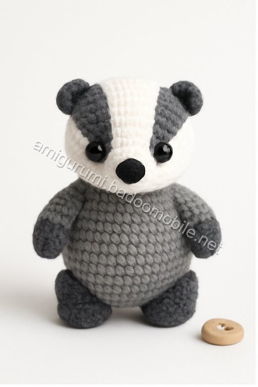 Amigurumi Badger Free Pattern