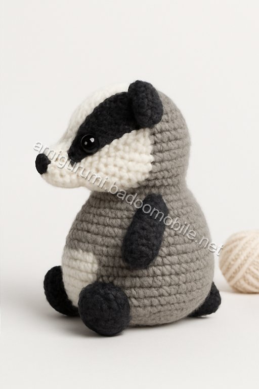 Amigurumi Badger Free Pattern