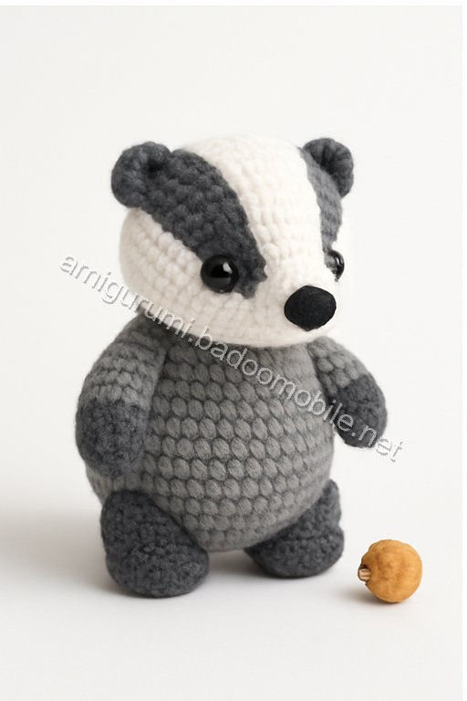 Amigurumi Badger Free Pattern
