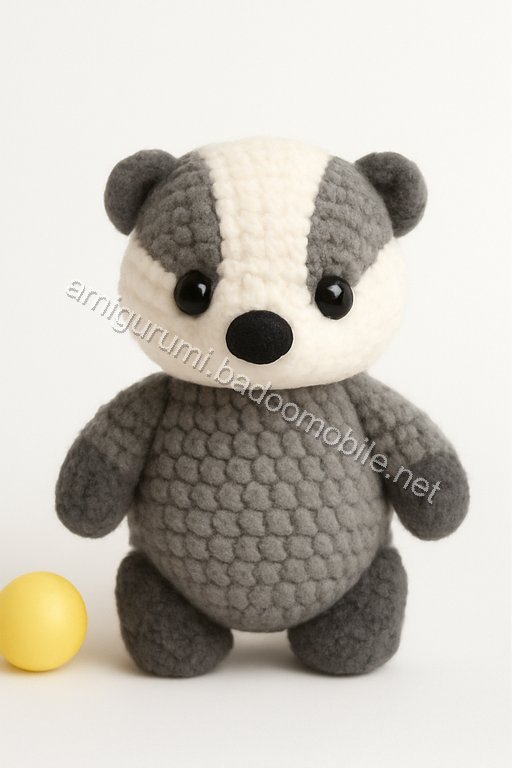 Amigurumi Badger Free Pattern
