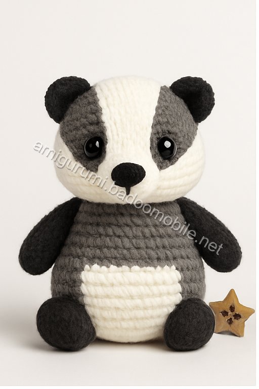 Amigurumi Badger Free Pattern