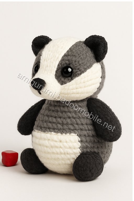 Amigurumi Badger Free Pattern